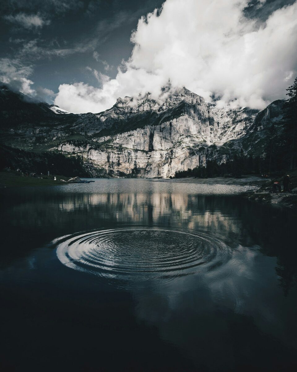 impact on water surface